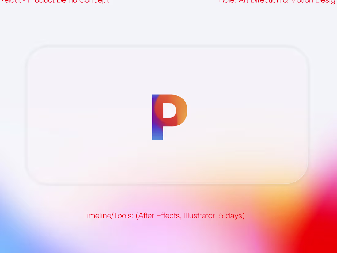 Cover image for A Motion Graphics SaaS Explainer - Liquid Glass Concept