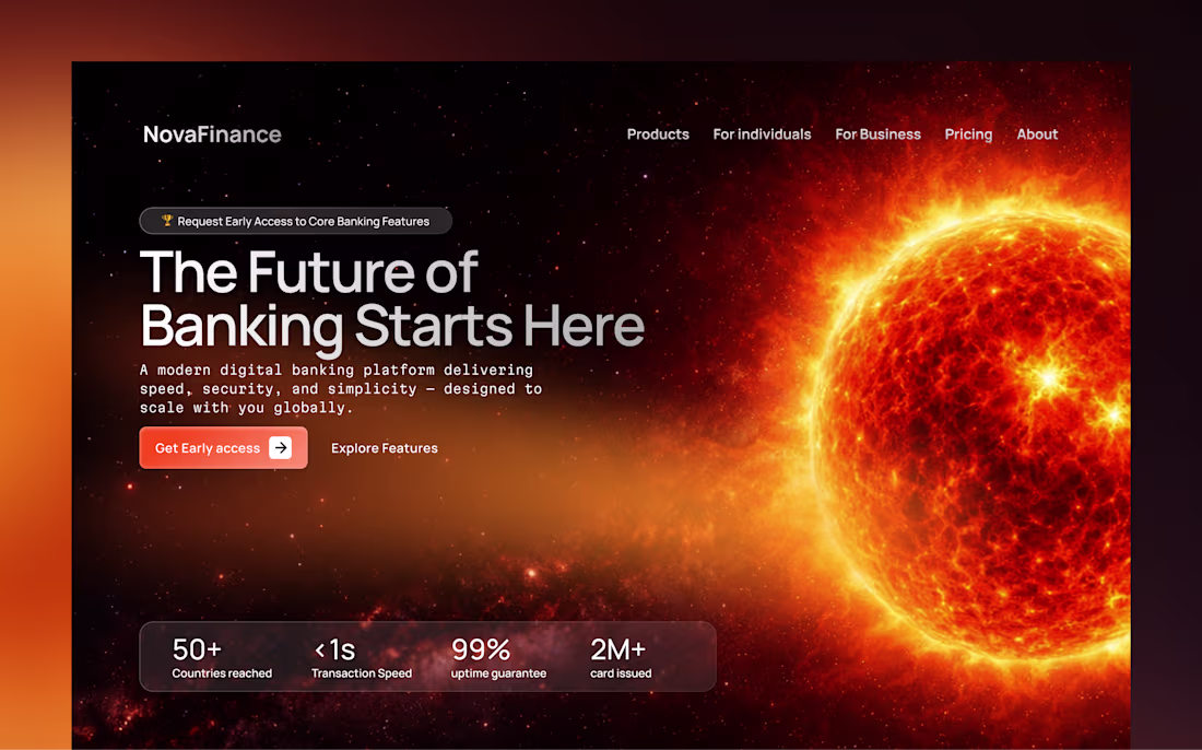 Cover image for When design meets astronomy. 🌌 I’ve been working on the Her...