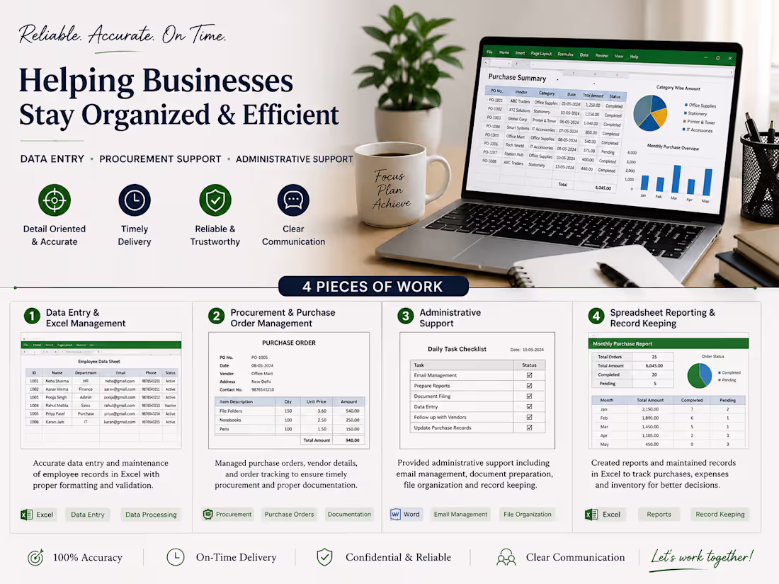 Cover image for Accurately entered, organized, and maintained