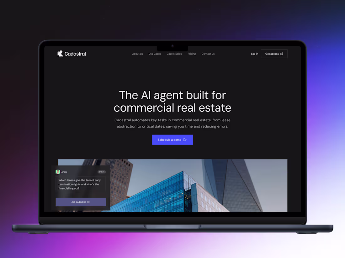 Cover image for Cadastral - AI Agent Website