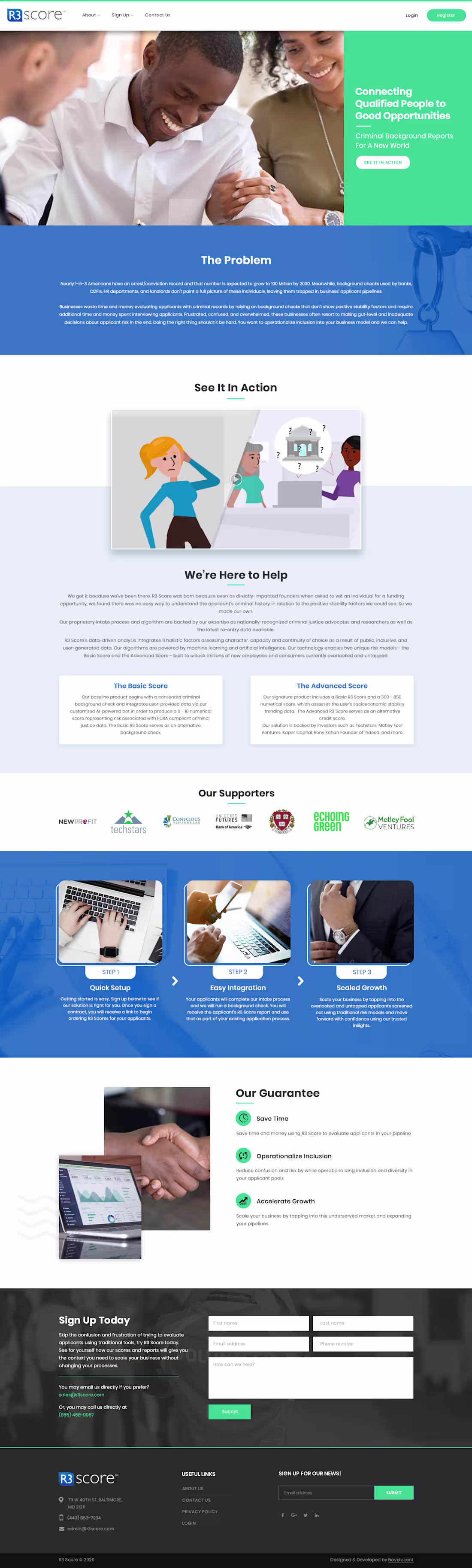 Cover image for Wordpress website for a company.