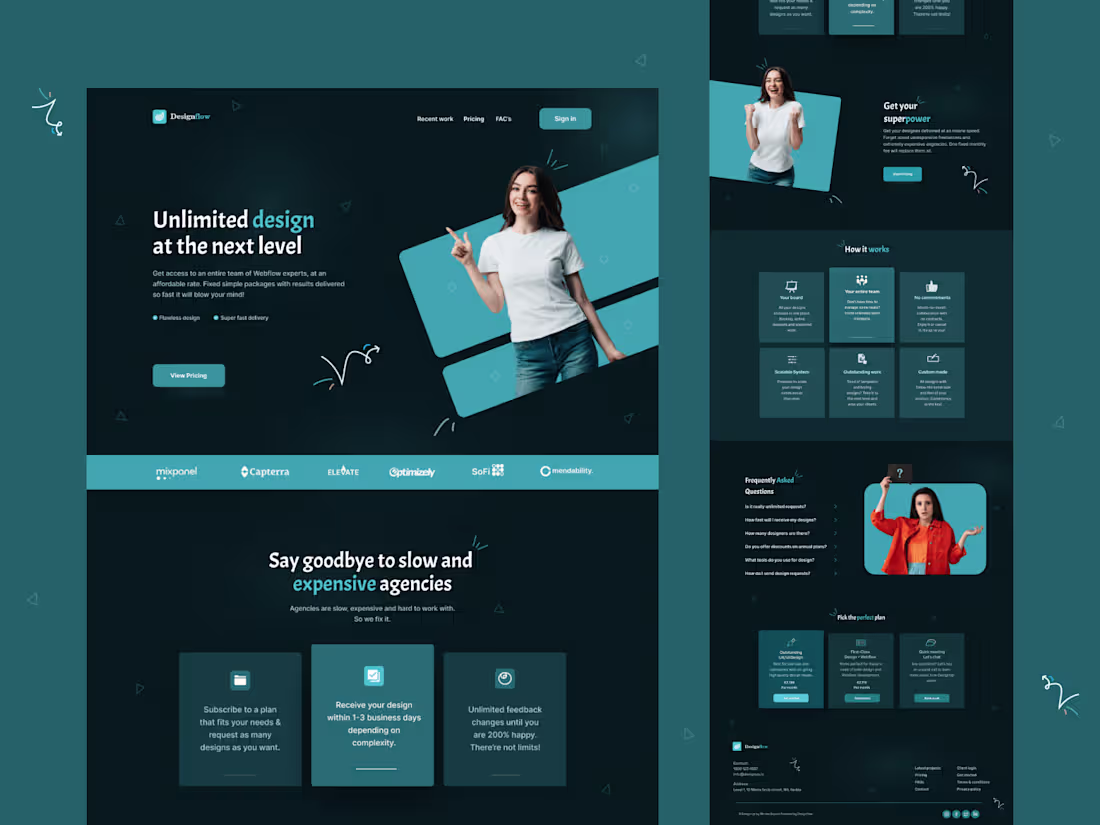 Cover image for Designflow. Design agency.