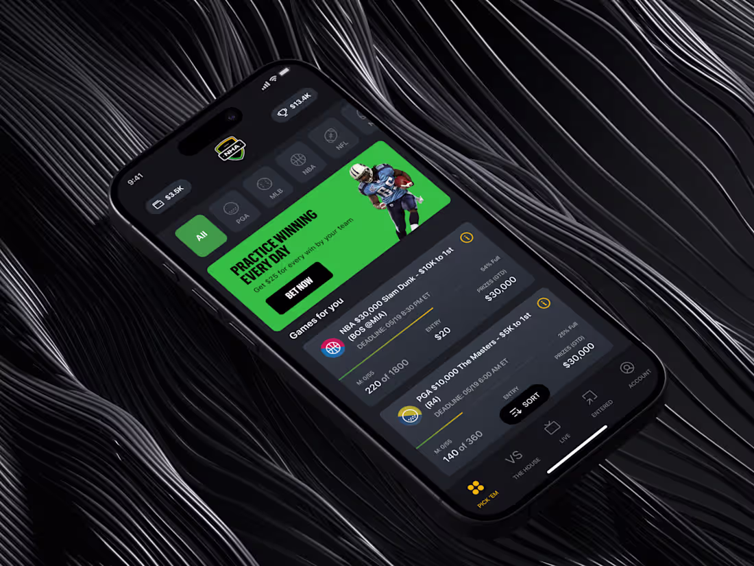 Cover image for NHA Sports Betting Mobile App Redesign | iOS & Android