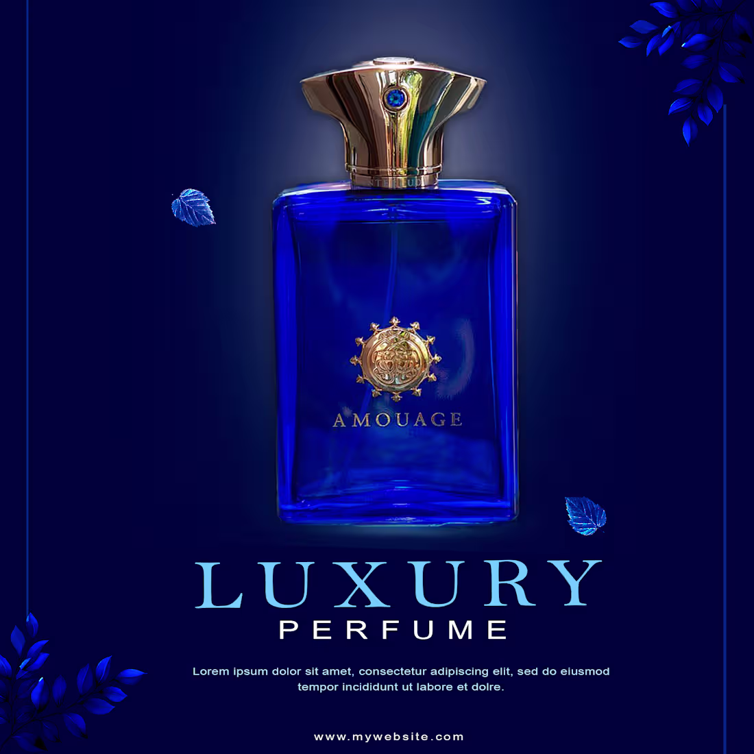 Cover image for Perfume add design for social