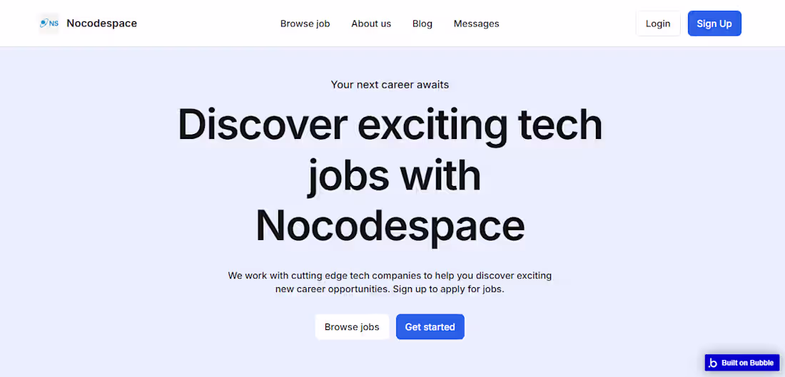 Cover image for Nocodespace