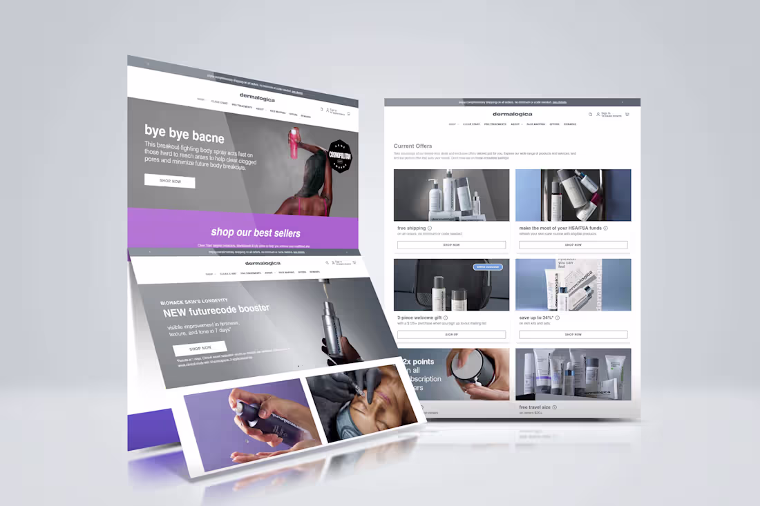 Cover image for Premium Shopify Skincare Website Design