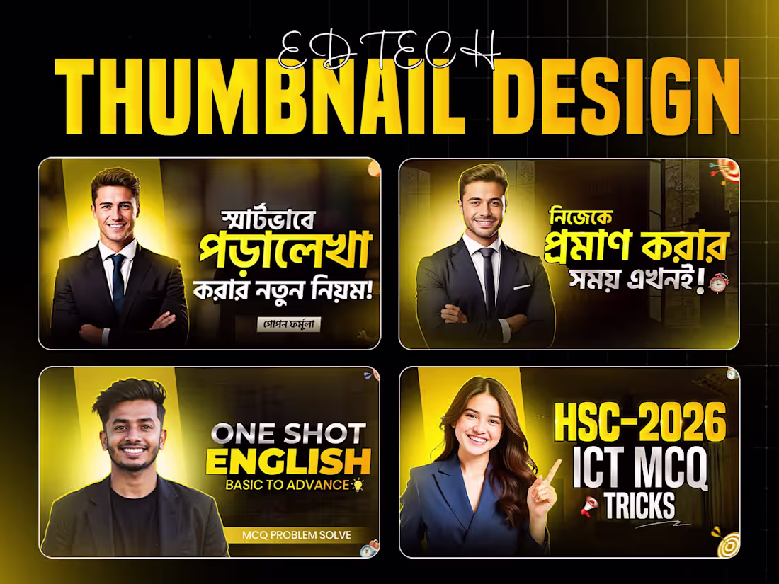 Cover image for Recent Youtube Thumbnail Design..