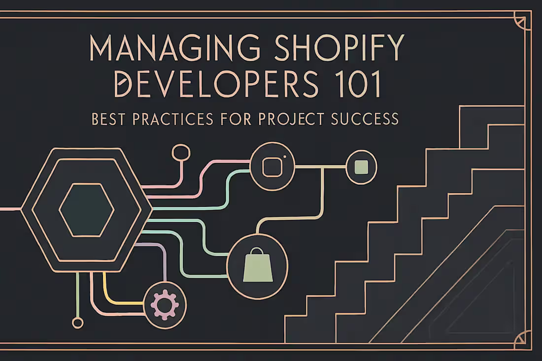 Cover image for Managing Shopify Developers 101: Best Practices for Project Success