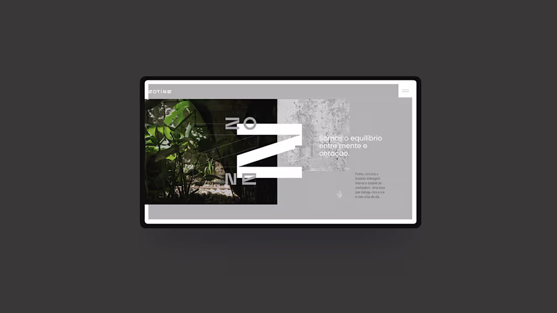 Cover image for Zotine - UX/UI Design Website :: Behance