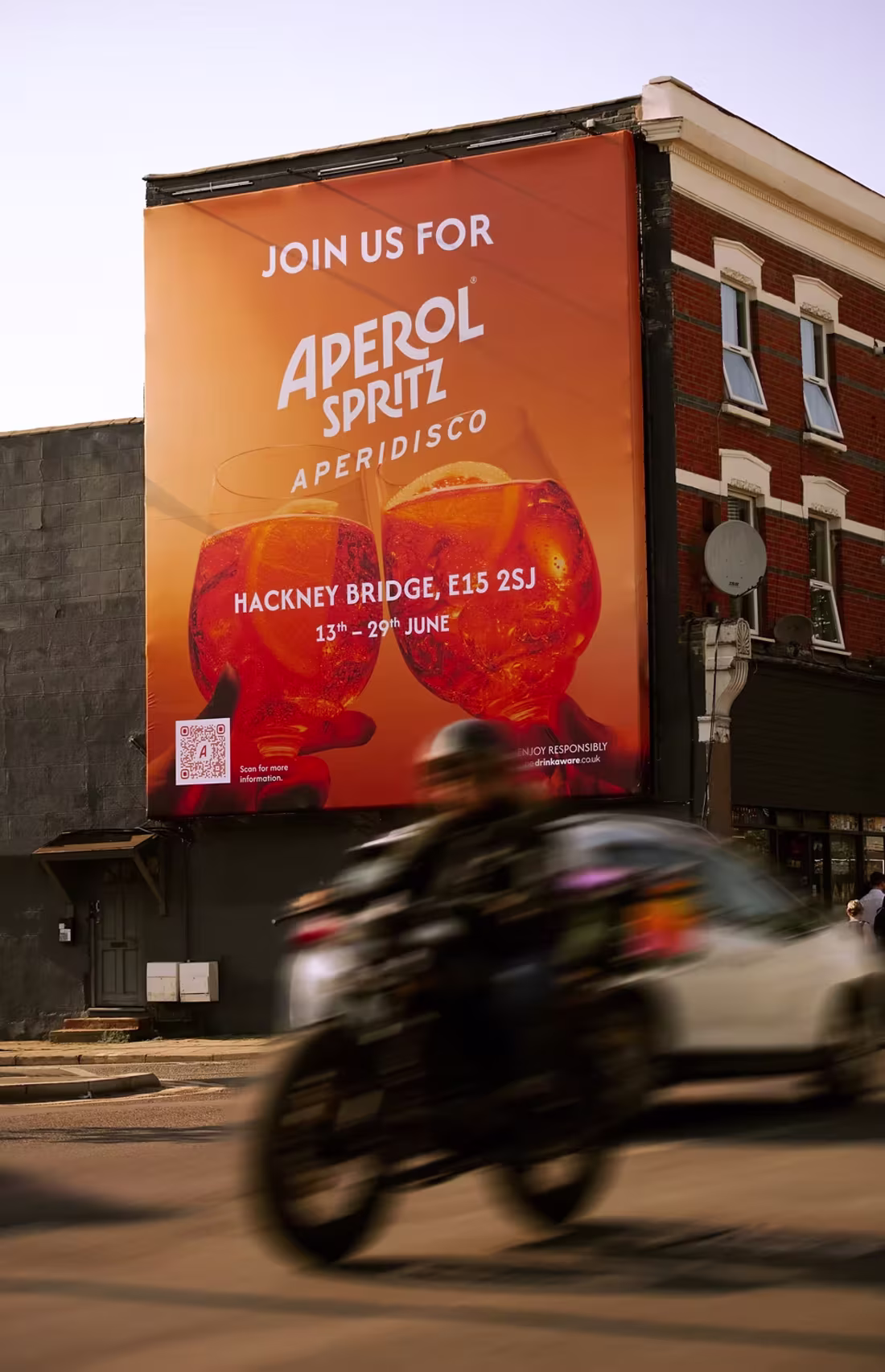 Cover image for Aperol Spritz. Project: OOH / Bus & Tram wraps
