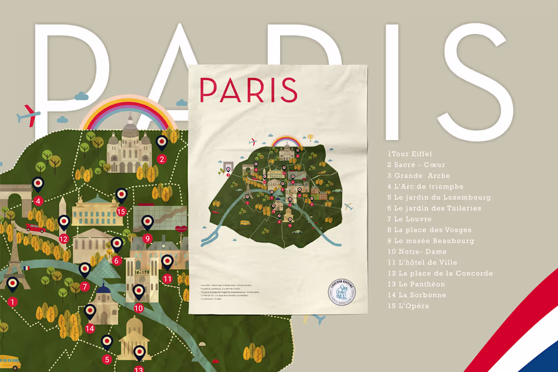 Cover image for Illustrated Maps — C'est La
