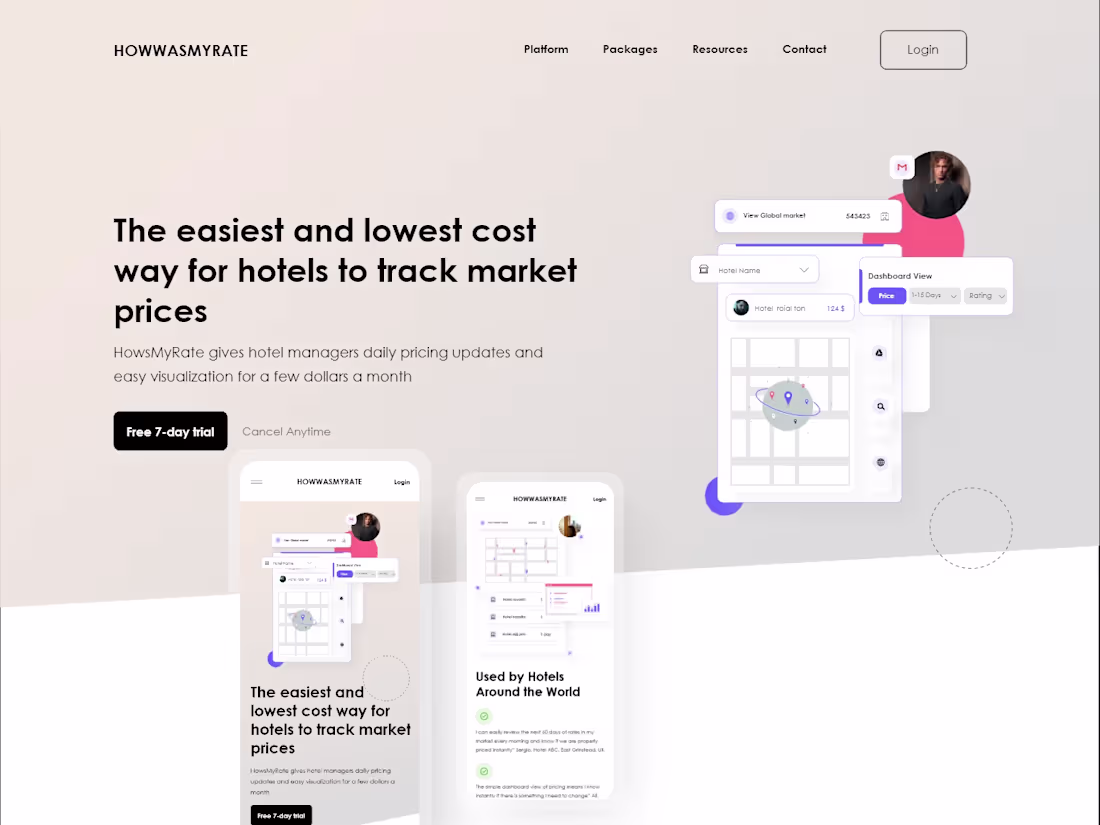 Cover image for Minimal website design for commercial software