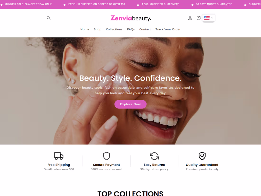 Cover image for Shopify Beauty Brand Design & Strategy Case Study