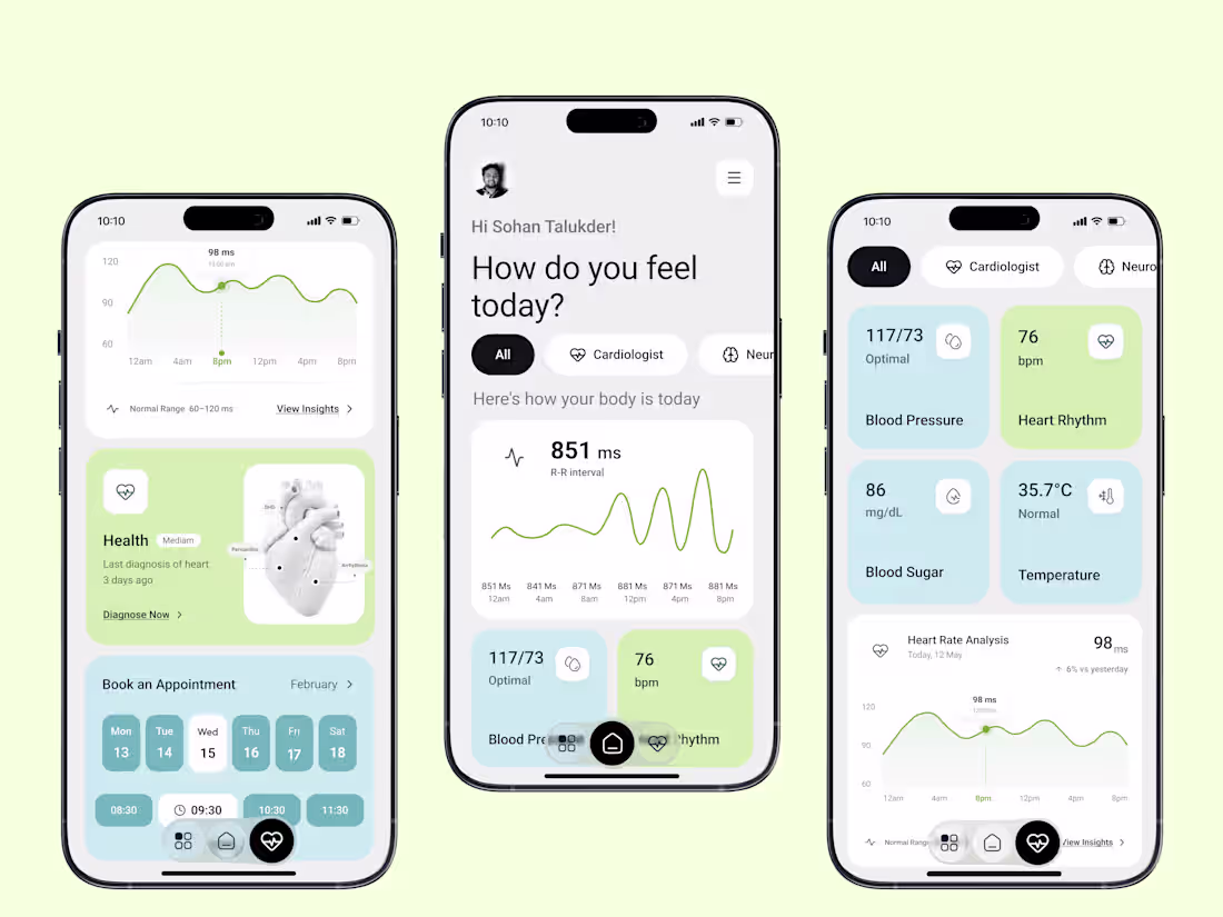 Cover image for AI Health Monitoring App -