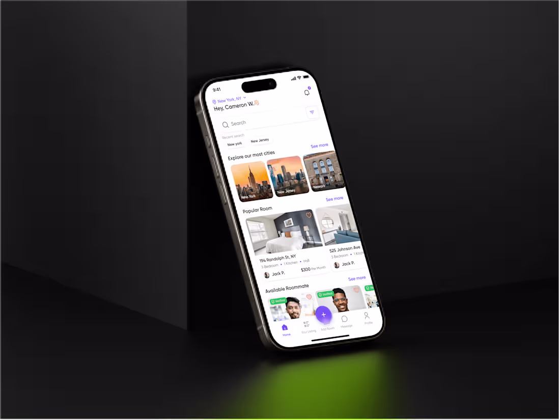 Cover image for RoomieMatch Designed for Easy Rentals and Roommate Connections🔑