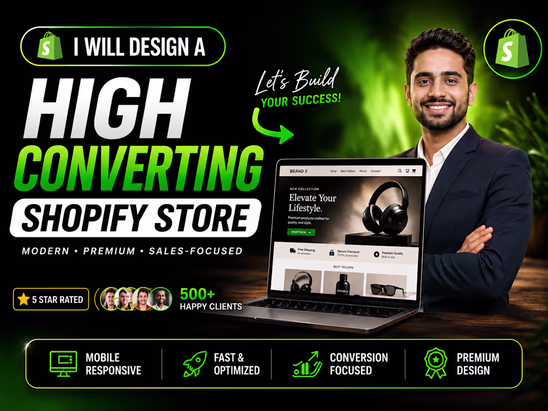 Cover image for Shopify Store Design