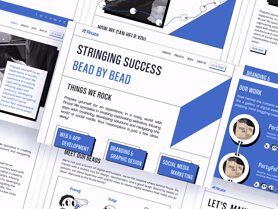 Cover image for Breaking the Mold: Rruza’s Unique Approach to Web Design