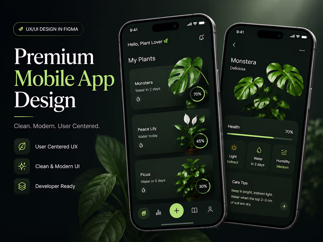 Cover image for Mobile App UX/UI Design in Figma iOS - Android