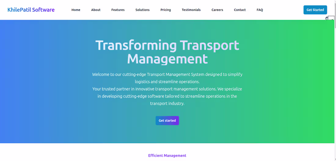 Cover image for khile Transport Management System