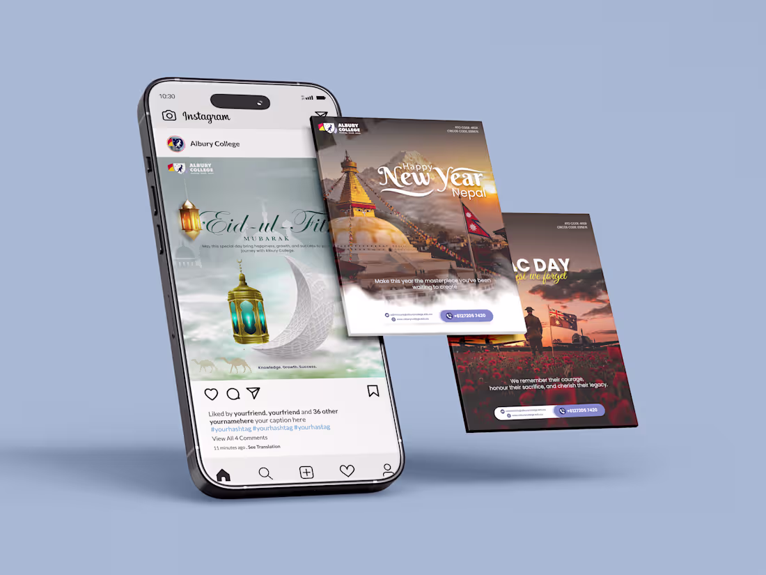 Cover image for A premium collage-style social media