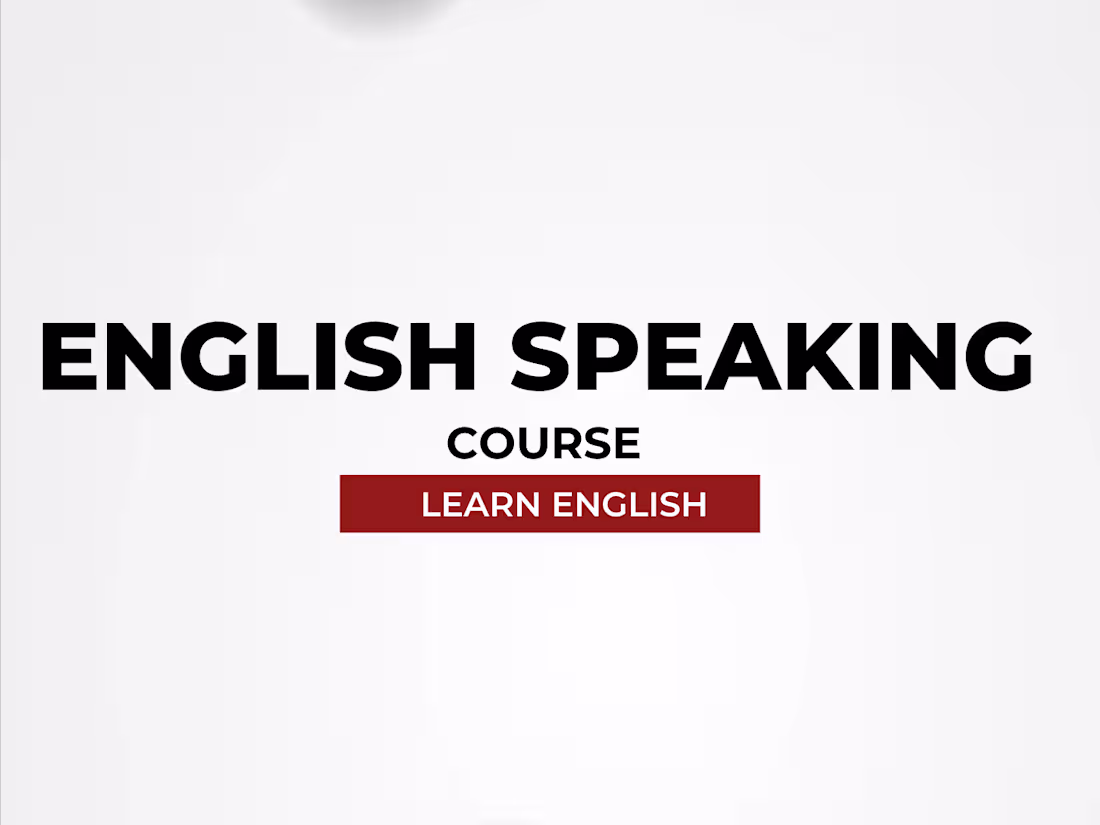 Cover image for English Speaking Ebook Cover 