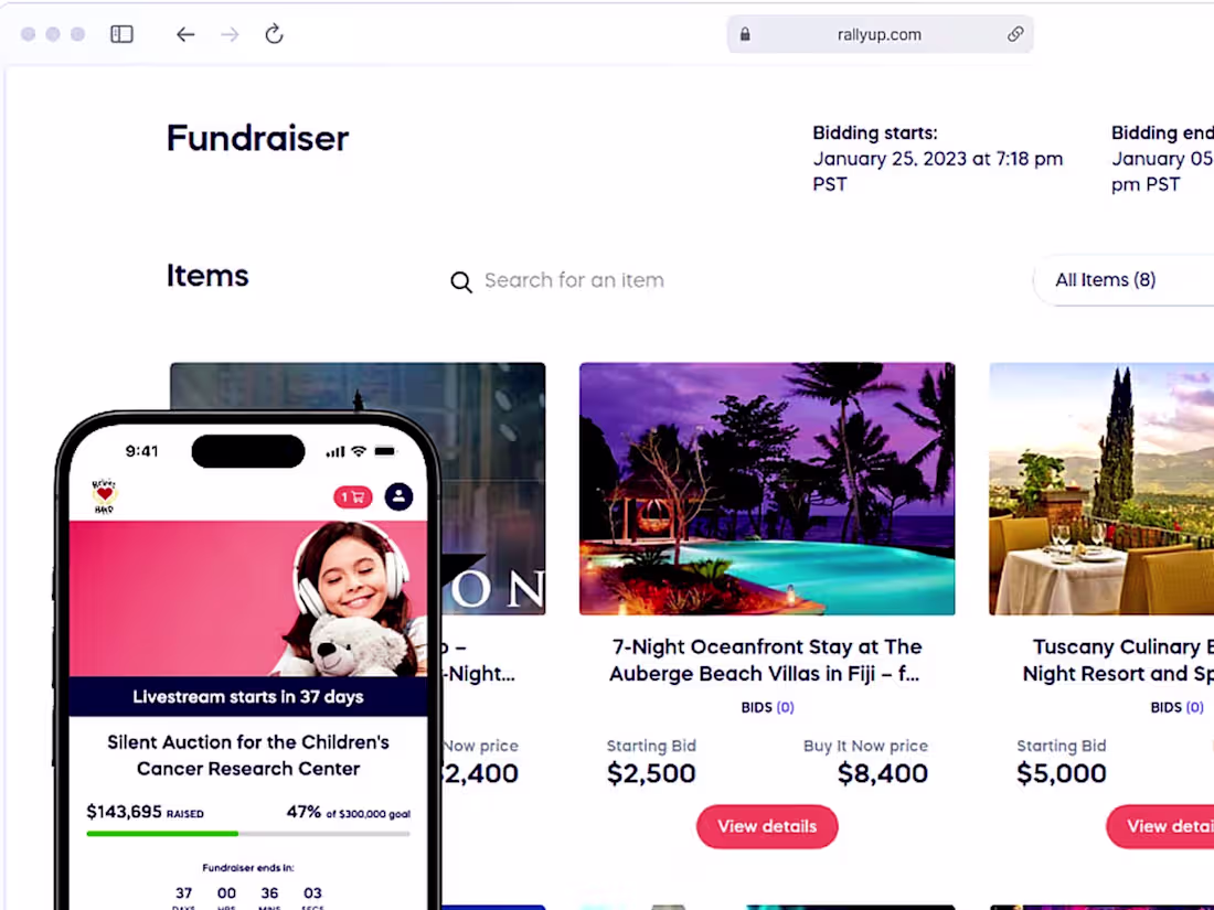 Cover image for RallyUp.com (https://RallyUp.com) - a crowdfunding platform ...