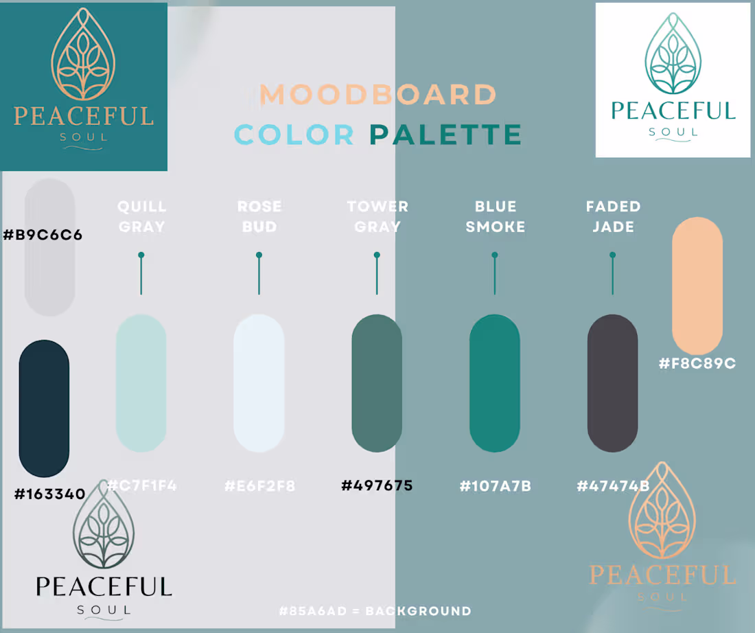 Cover image for Peaceful Soul Brand Development, Logo Design, Print Design