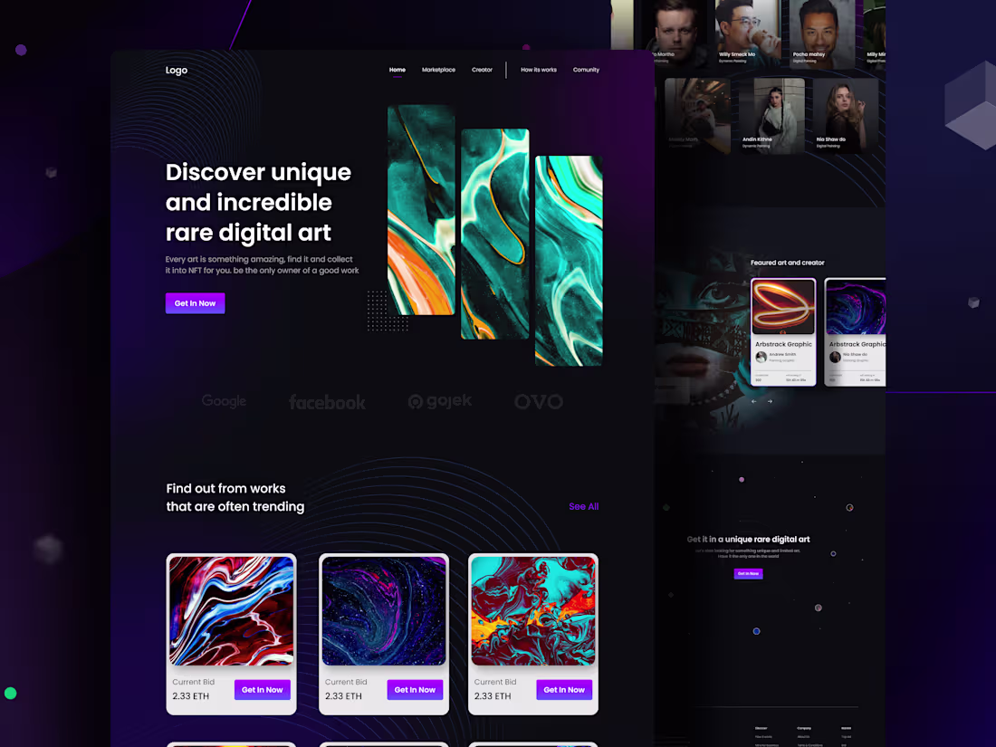 Cover image for NFT - Ui Design Template