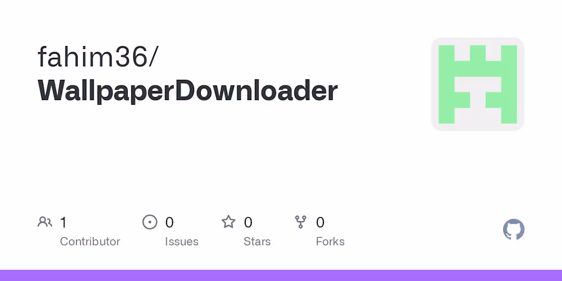 Cover image for WallpaperDownloader