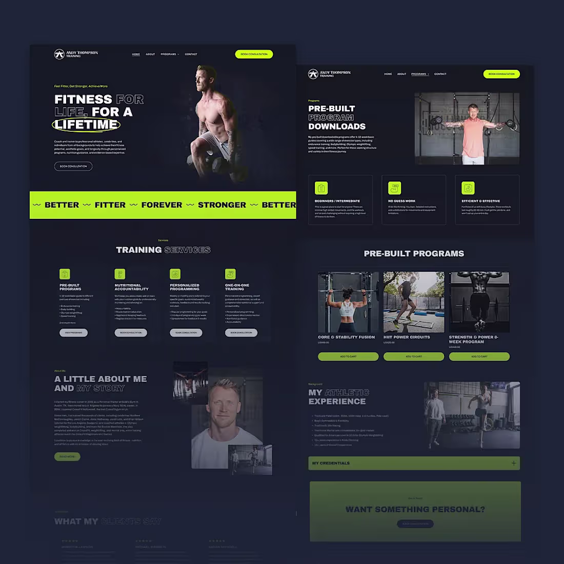 Cover image for Squarespace website - Fitness Coach