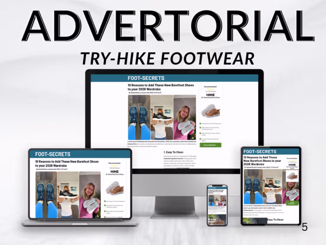 Cover image for Hikefootwear Advertorials