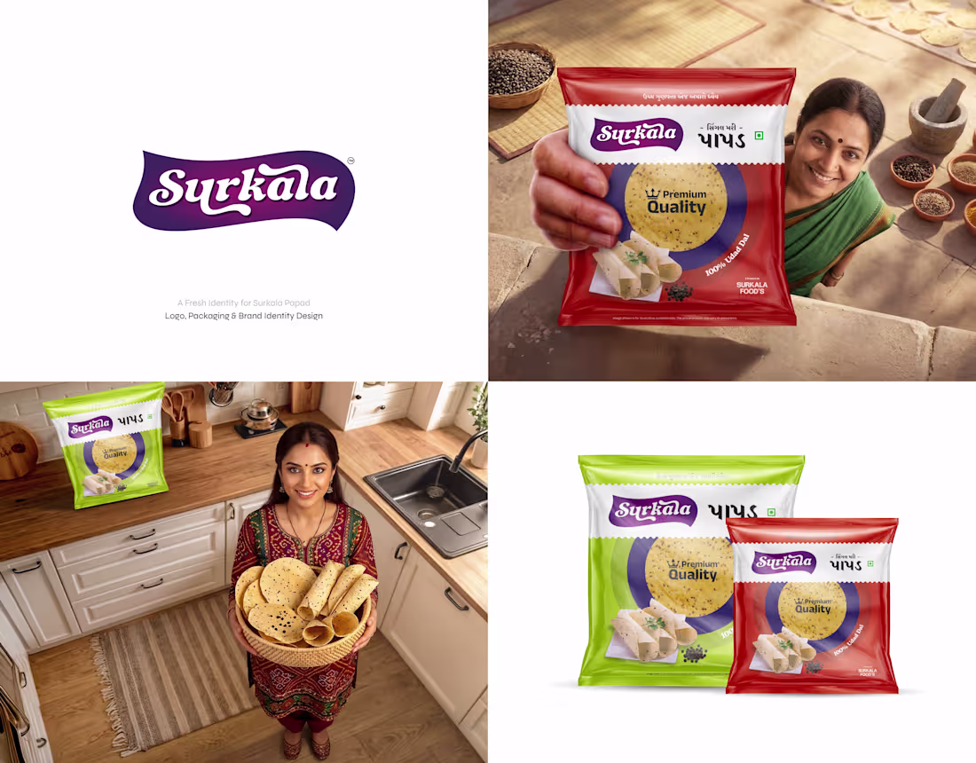 Cover image for Surkala Papad - Brand Identity