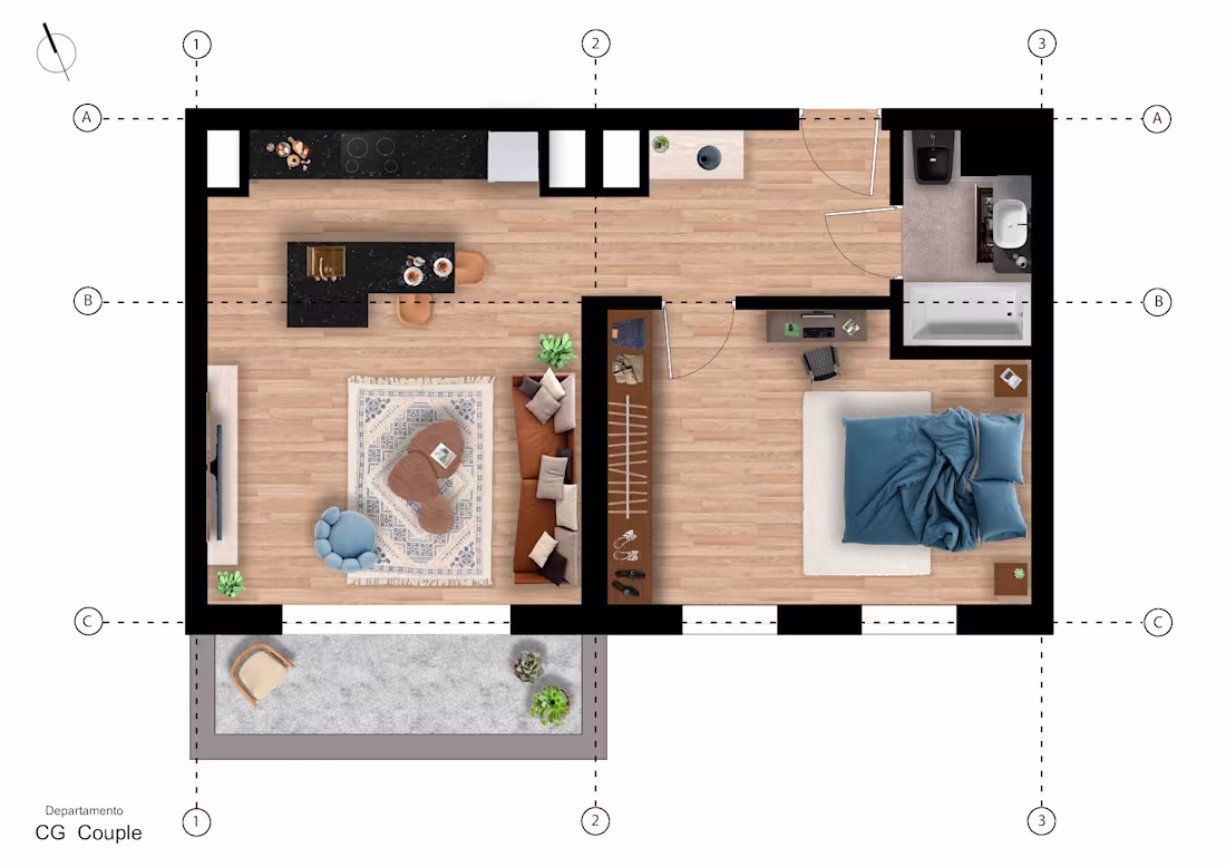 Cover image for PHOTOSHOP - REALISTIC FLOOR PLANS