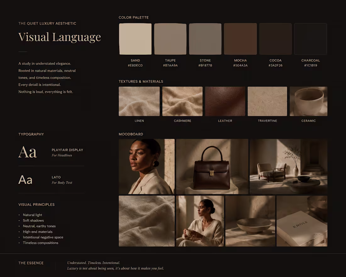 Cover image for Editorial AI: Designing the Quiet Luxury Aesthetic