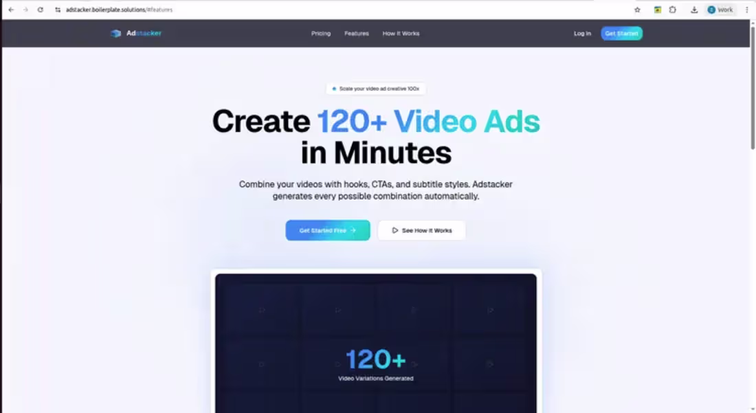 Cover image for Adstacker – AI Video Ad