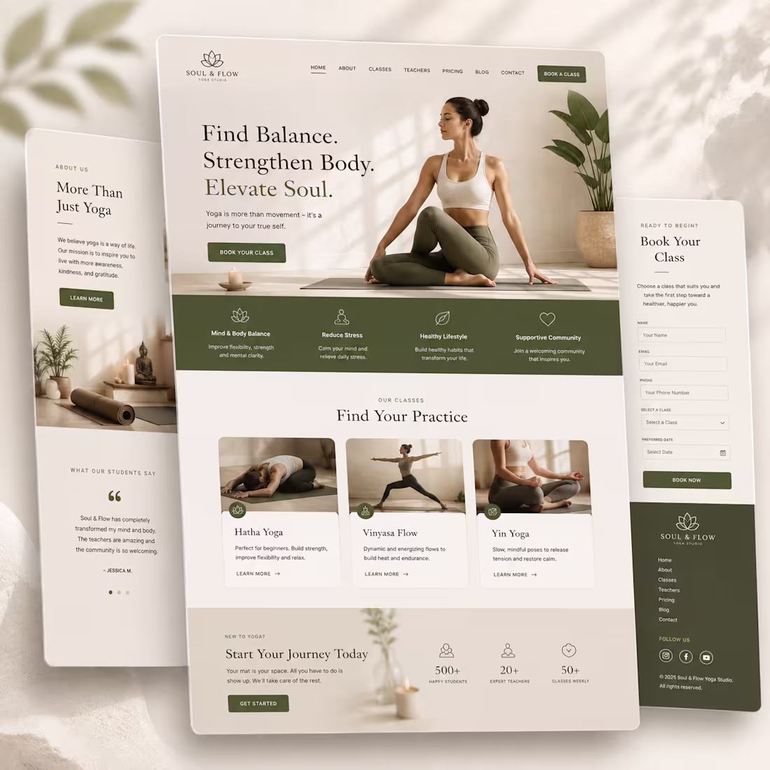 Cover image for Designing a Serene and User-Friendly Yoga Website Experience