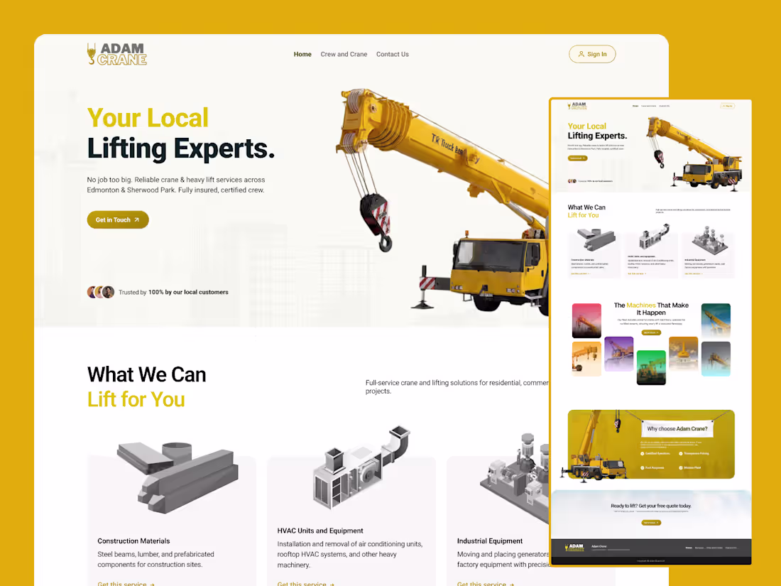 Cover image for Industrial brands don’t have to look boring. This is a websi...