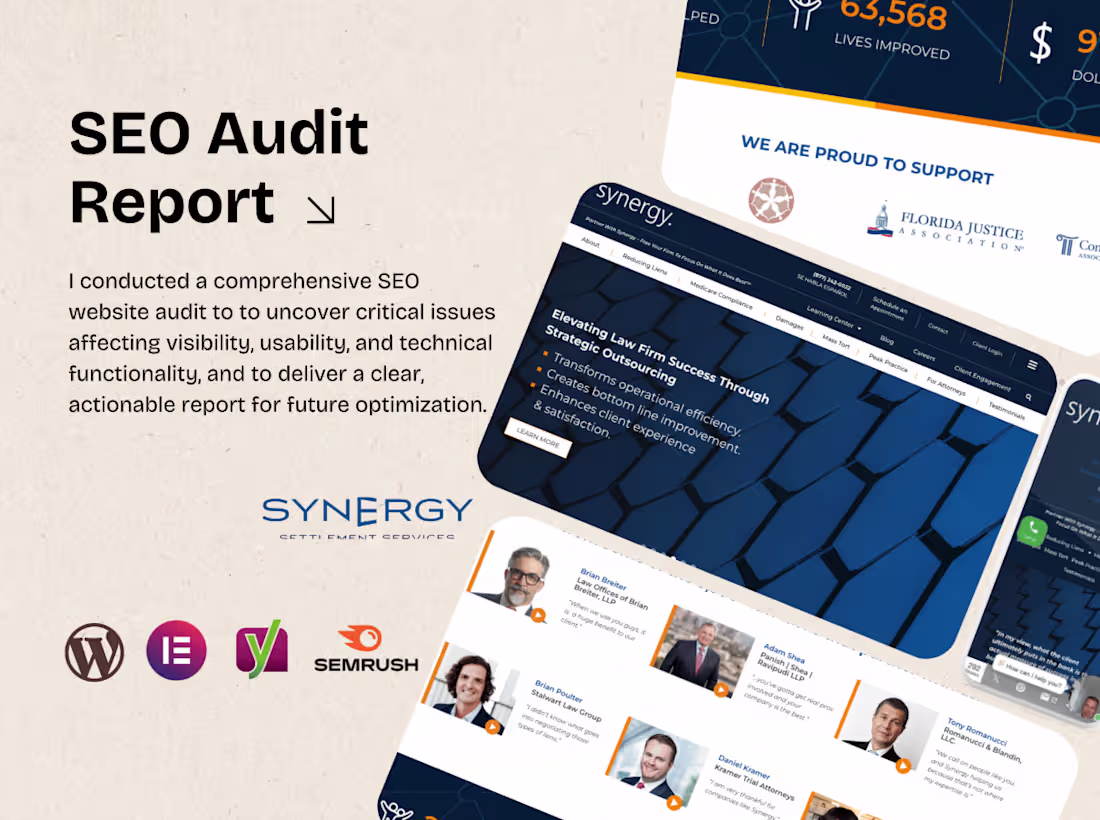 Cover image for Website SEO Audit Report