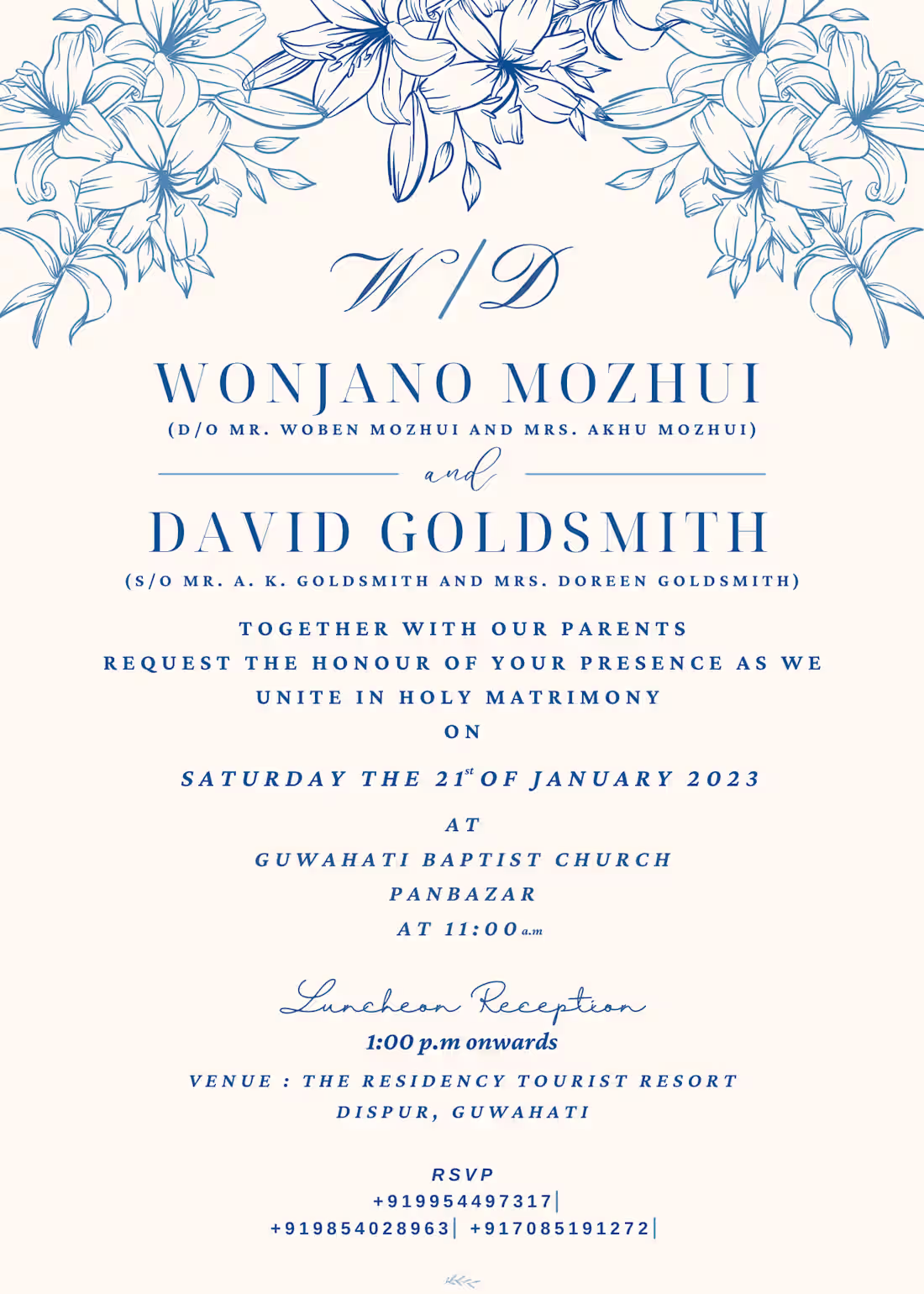 Cover image for Wedding Invitation 