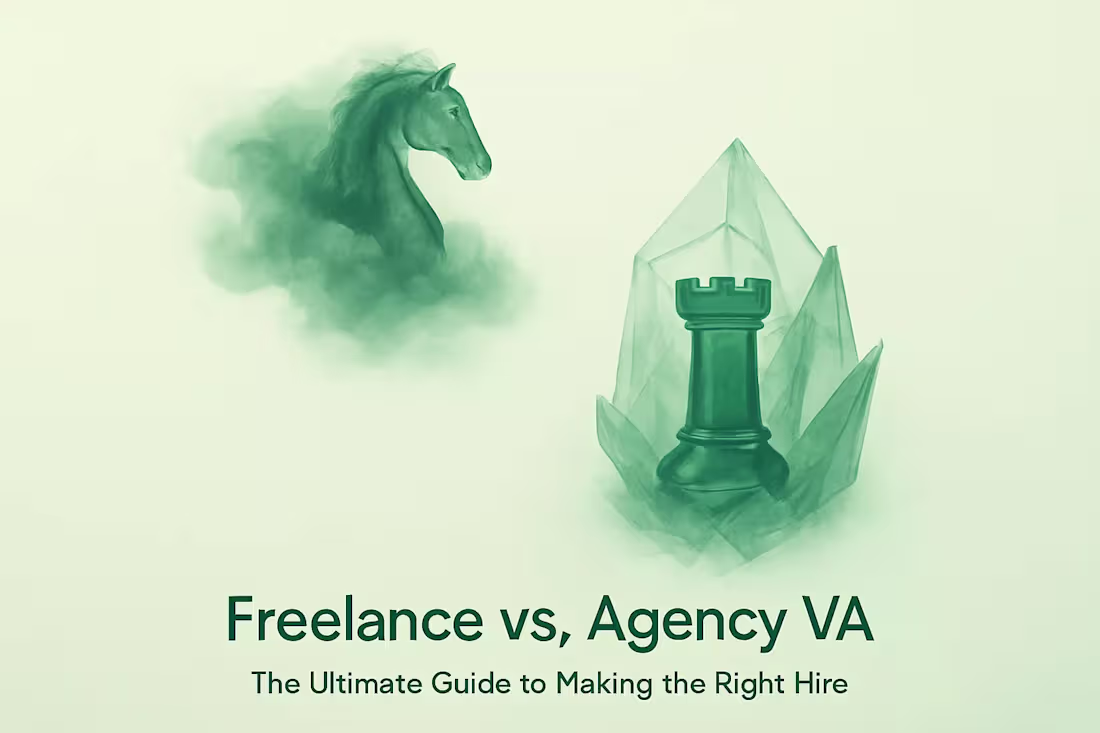 Cover image for Freelance vs. Agency VA: The Ultimate Guide to Making the Right Hire