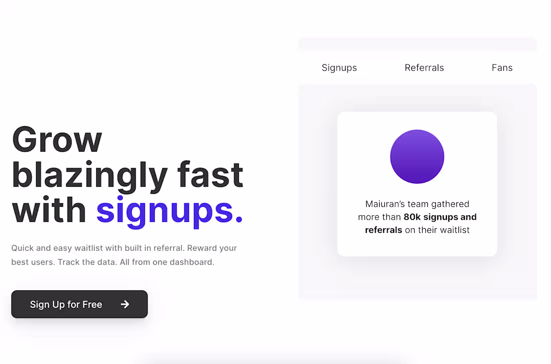 Cover image for Empowering startups with easy waitlists!