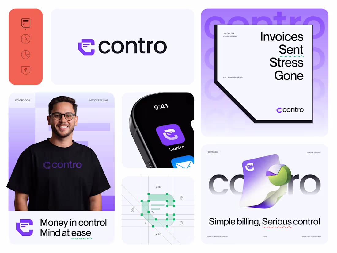 Cover image for Hey Designers , Just finished this branding for Contro (bill...