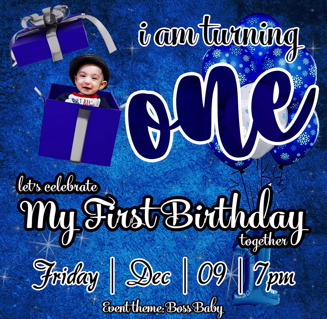 Cover image for Birthday invitation card design