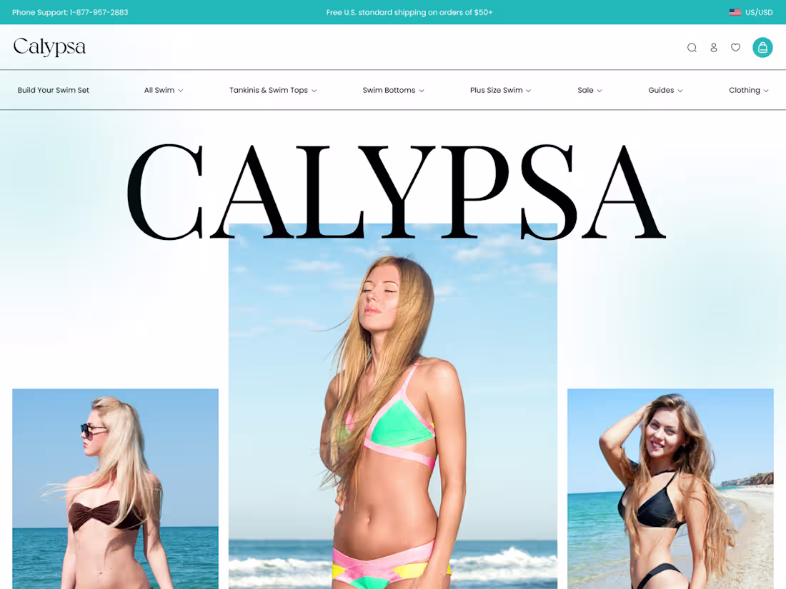 Cover image for Calypsa - Shopify Design and