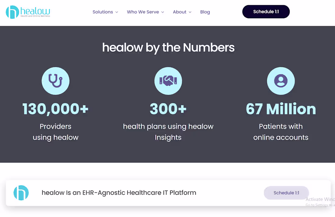 Cover image for healow (Health and Online Wellness)