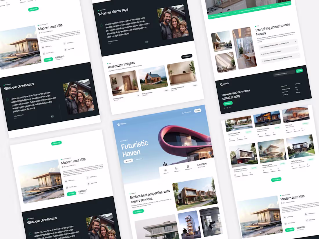 Cover image for Real Estate Website Design And Development