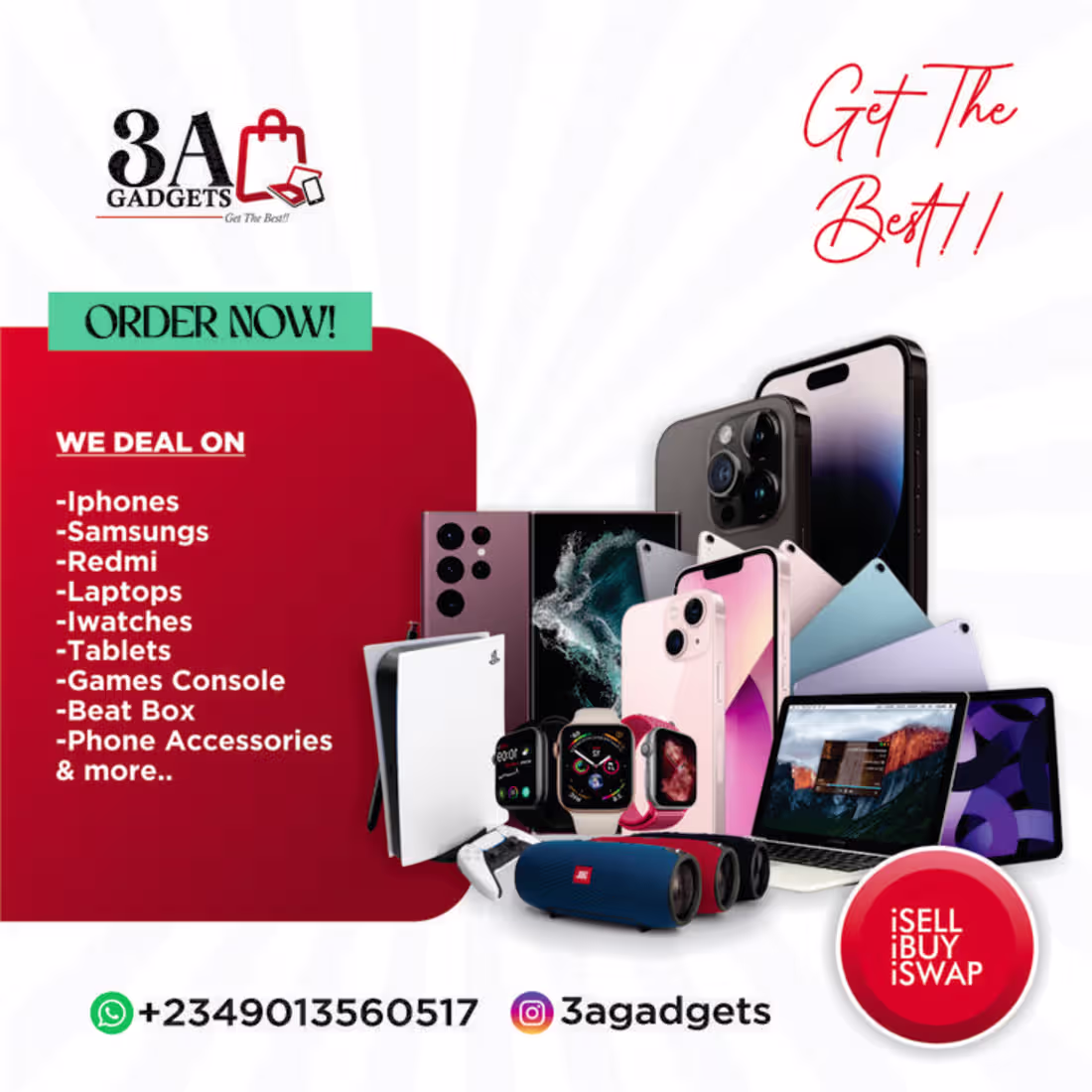 Cover image for Gadgets Flyer in 2024 | Tablet game, Tech gadgets, Phone access…
