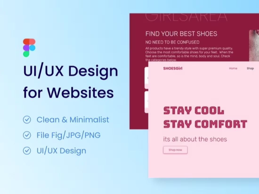 Cover image for Clean & Minimalist Website, Landing Page, Dashboard Design