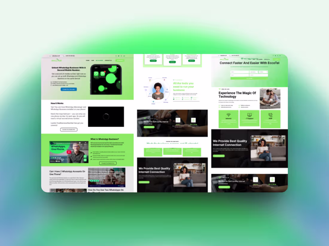Cover image for Network Provider Website 
