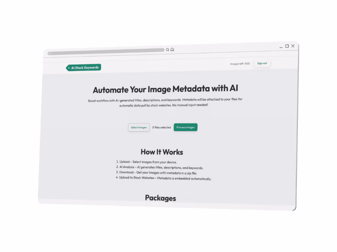 Cover image for Automated Image Metadata Generator